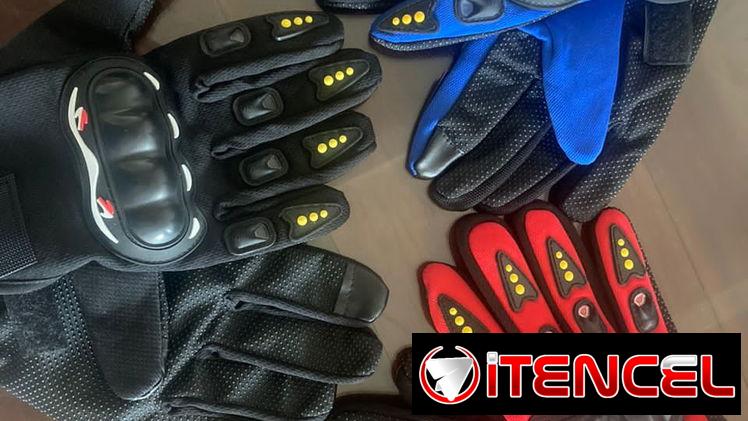 Guantillas largas para moto