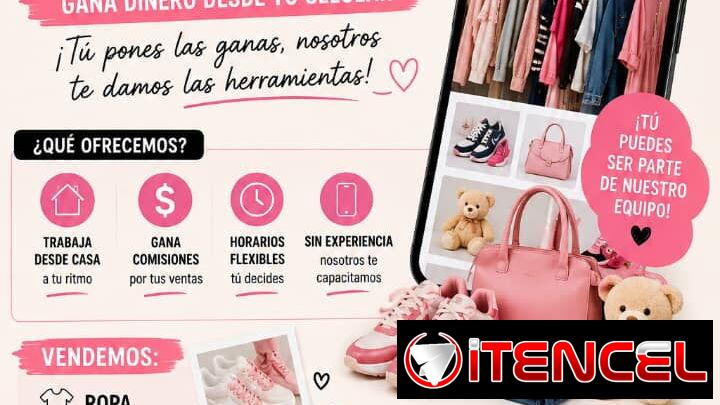 💸SE BUSCAN GESTORAS DE VENTAS ‼️ 5 % de ganancia en cada venta‼️Variedad de artículos de calidad
