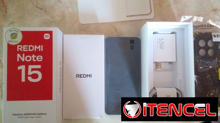 XIAOMI REDMI NOTE 15 , NUEVO EN SU CAJA, CON TODOS SUS ACCESORIOS
