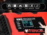 Cargador de batería inteligente, 12V 10A. Para todo tipo de batería, GEL, Ácido, LifePO4