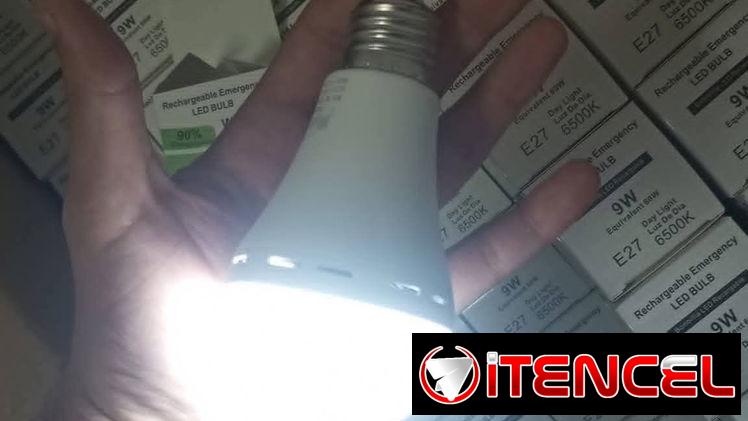 Bombillos recargables Led 9w
