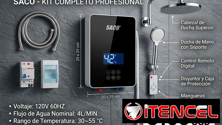 Calentador de la prestigiosa marca SACO 4000 watt