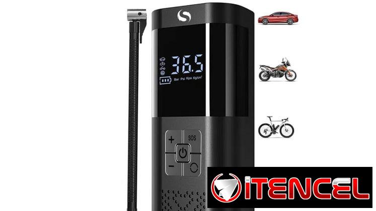 COMPRESOR PORTÁTIL para moto o carro
