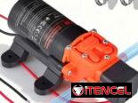 Bomba Presurizadora VEVOR 1.2 GPM 80 PSI 12V DC Autocebante Diafragma 2 Cámaras Para RV Riego Negro