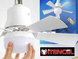 📌  LÁMPARA VENTILADOR DE TECHO CON SOCKET DE BOMBILLO 📌