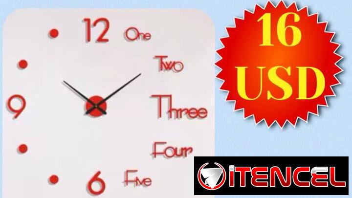 Relojes de pared 2D y 3D