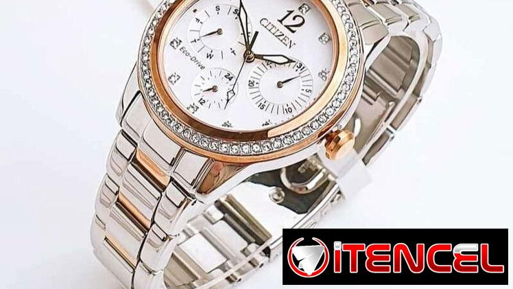 RELOJ CITIZEN ECODRIVE SILHOUTTE CRYSTAL (FD2016-51A) DE MUJER , 37MM , COLOR DOBLE TONO EN ACERO INOXIDABLE  58049738