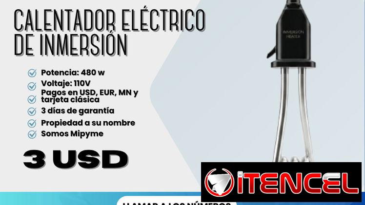 CALENTADOR DE AGUA ELÉCTRICO 480W 💰 Precio: $3.00