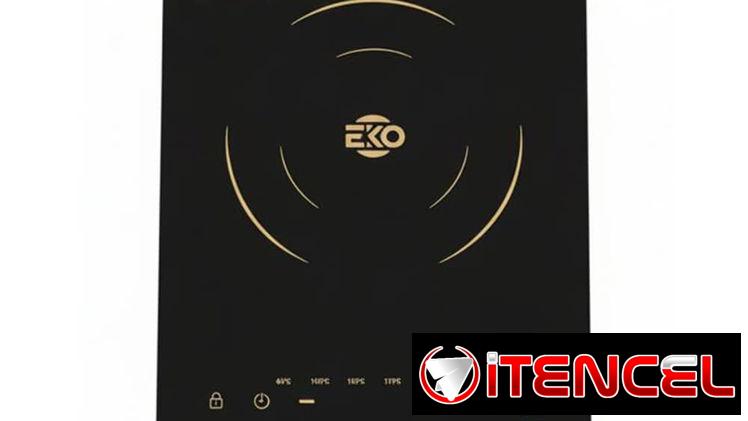 Cocina infrarrojo marca EKO de 1500w de una sola hornilla. Compatible con todo tipo de utensilios.
