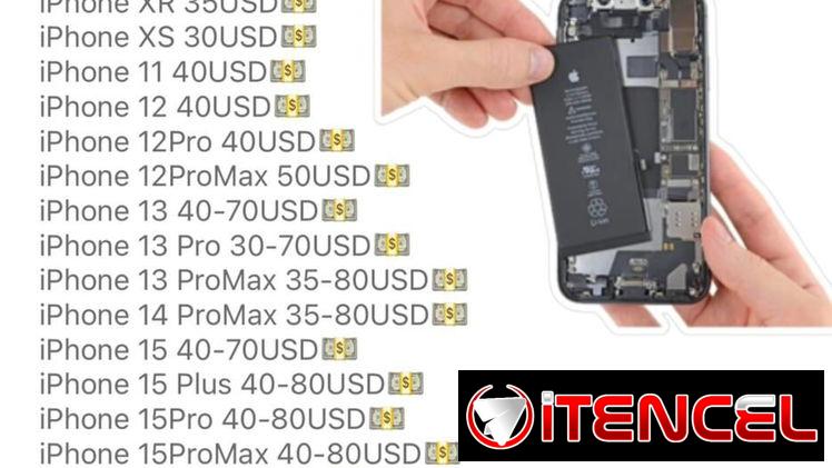 Baterias de iphone con montaje incluido y garantia