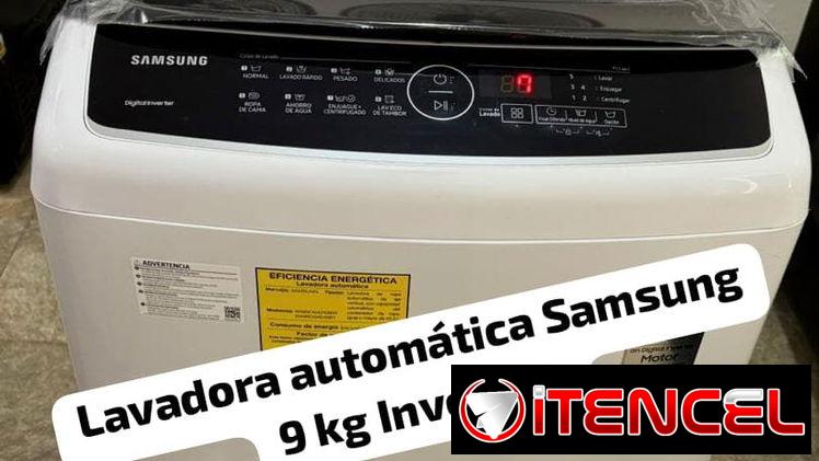 Lavadora automática Samsung 9 kg, Inverter