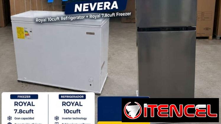 Combo Nevera + Refrigerador