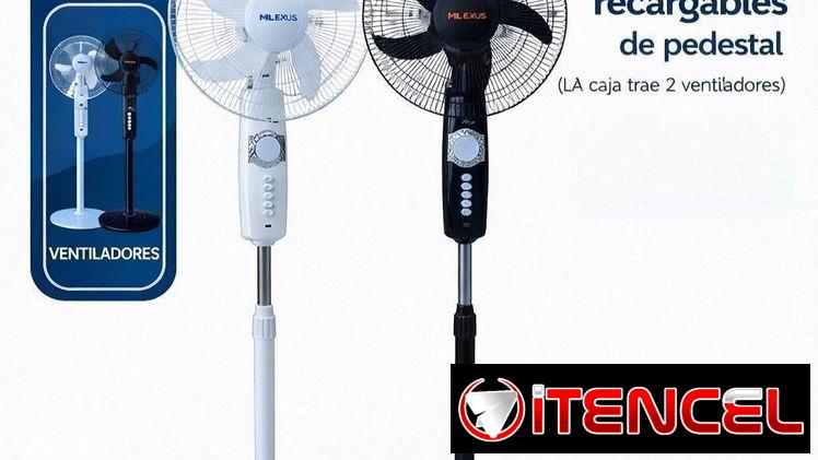 Ventiladores recargables