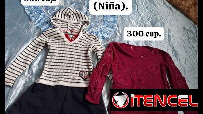 Ropa y zapatos de niña.