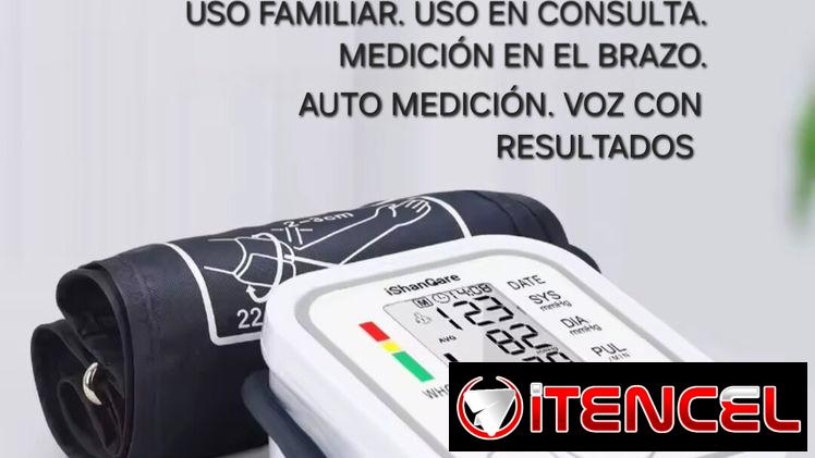 Tensiómetro/ efigmomanometro/medición presión sanguíneo y pulso/voz