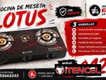 COCINA LOTUS 3 HORNILLAS Cocina MILEXUS 2 hornillas