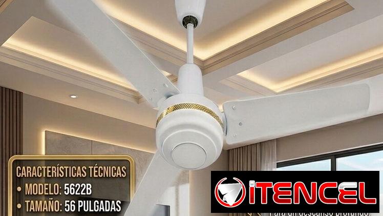 Ventilador de Techo 56 pulgadas color Blanco BRAVO KING 110V  precio $80 USD Transporte Incluido