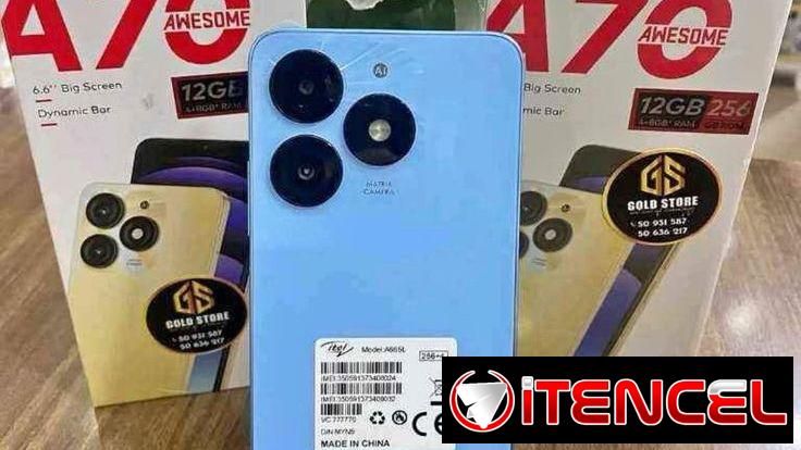 Itel A70 con accesorios y garantía. NUEVO.