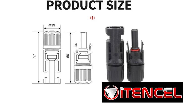 Conector MC4 para Paneles Solares