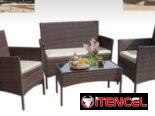Juego de terraza y muebles de exterior