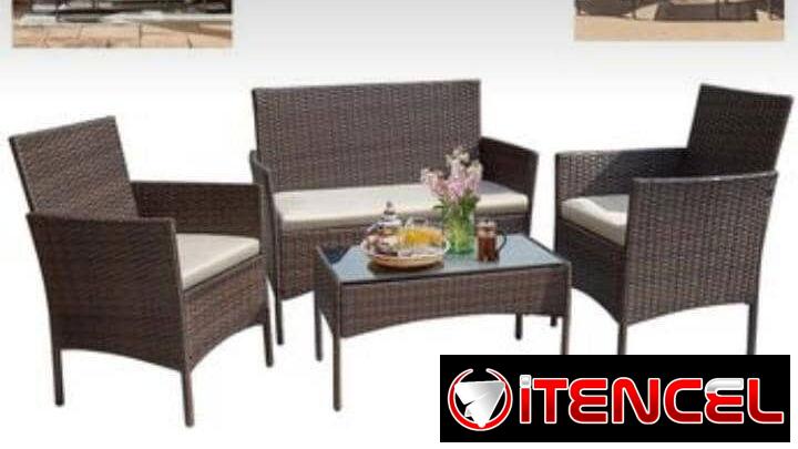 Juego de terraza y muebles de exterior