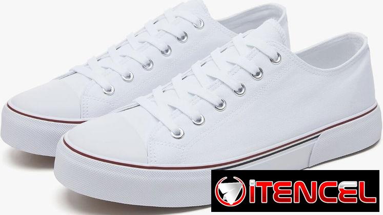 Venta de tenis blancos corte bajo, #39.