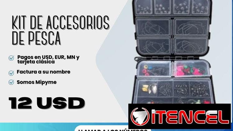KIT DE ACCESORIOS DE PESCA 💲 Precio: 12 USD