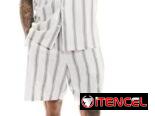 Pantalon de lino , pantalón de listas , camisas blanca de lino , ropa de lino , conjunto de lino , pantalón beige de lin