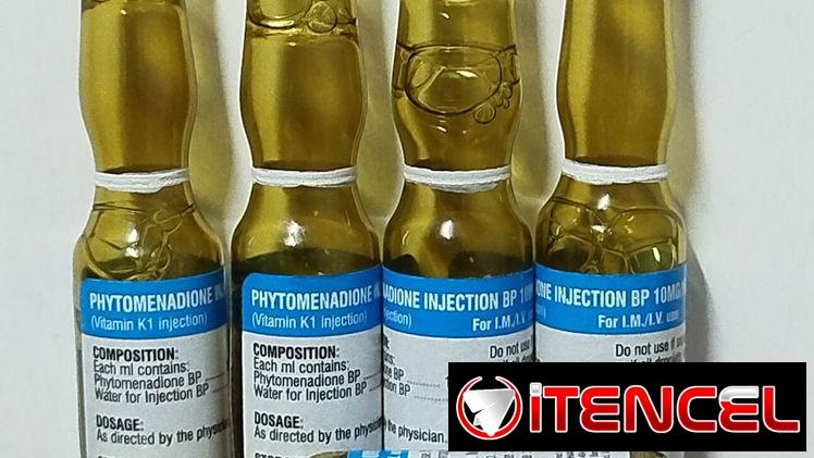 Ácido Tranexamico, Vitamina k (Fitomenadiona)