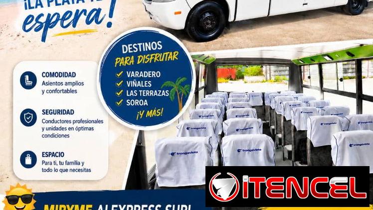 Ómnibus disponible Viajes a playas del Este / Varadero / Excursiones a Soroa , Viñales, Las Terrazas