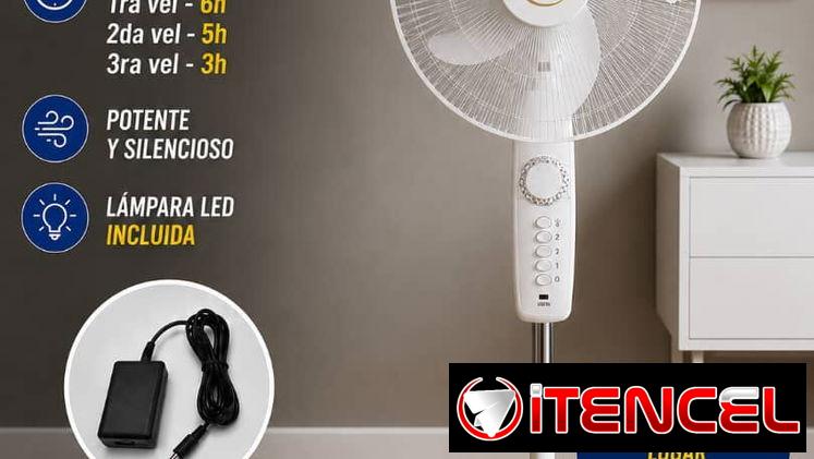 ventilador recargable