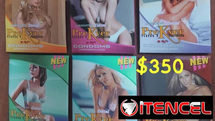 Condones texturizados y de sabores