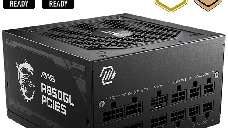 ✅✅52724487 – Fuente MSI MAG A850GL PCIE5 (850W/70.5A) 80+ Oro, Full Modular✅✅