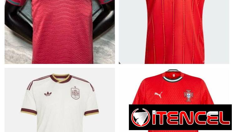 Pullover o Camisetas de Fútbol( Arg-Bra-Ale-Por-Esp-Ita-Fra-Ing-Hol-Pai)