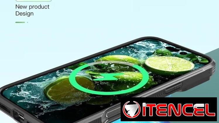Funda Magnética para iPhone 17 con Cubierta Deslizable para Cámara