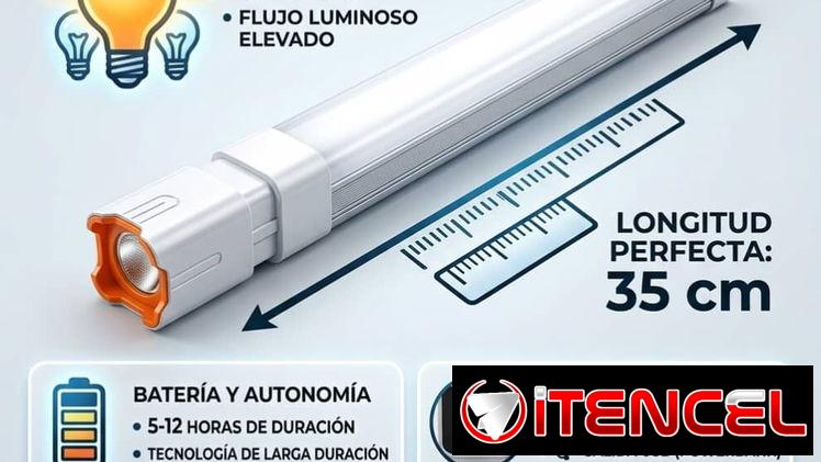 Lámpara LED portátil y recargable (eh)