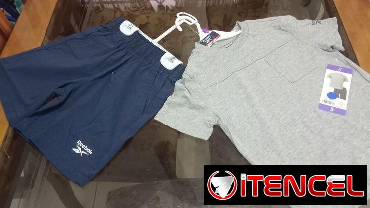 Conjunto de niño de marca,  conjunto de licra y enguatada de niño, sandalias de niño