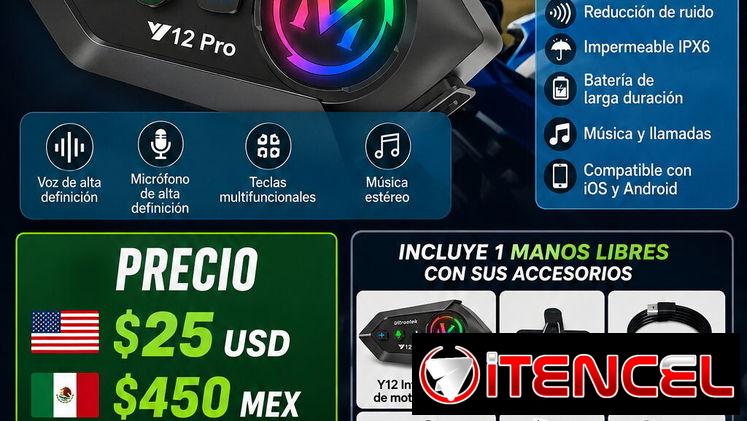 Manos libres para casco $25 usd