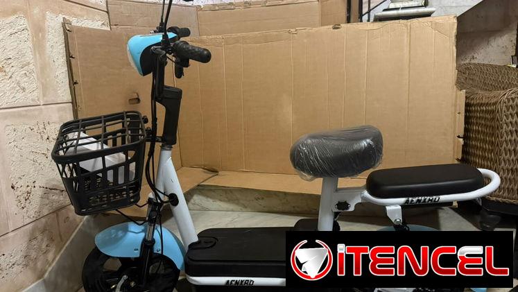 BICIMOTO ELECTRICA BATERIA DE LITIO 48V x12A,MOTOR 350 W, 40 km/h, caega max 200kg