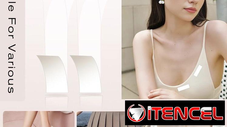 Cinta de doble cara, de tela a la piel, dobladillo invisible para todos los tonos de piel – 100 tiras *$8*