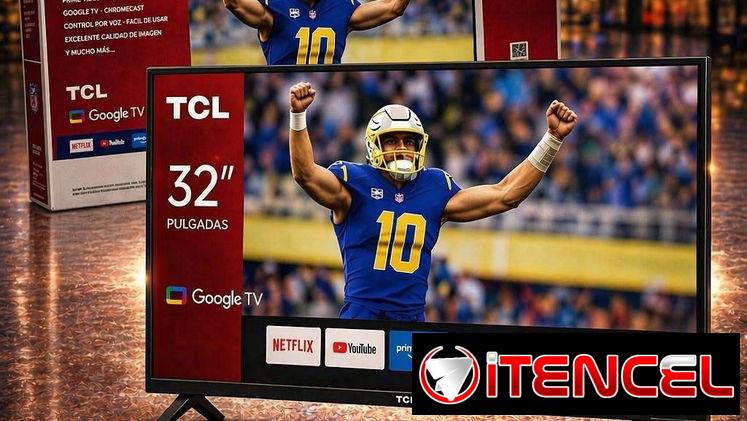 SMART TV TCL 32″ FHD 720P Google TV . Modelo 32S250G Precio 155 💵 Con cajita dijital externa 200 💵