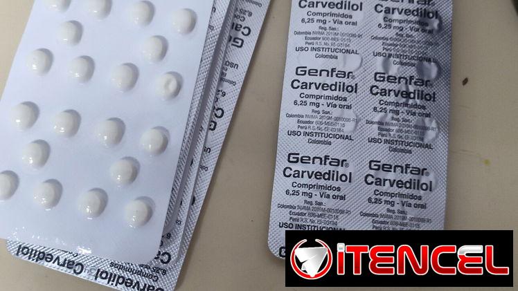 carvelidol 30 tabletas