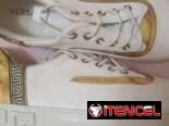 Tenis blancos Versace unisex fuertes y hermosos 41 y 42