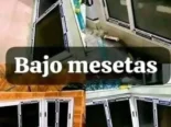 Marqueteria en aluminio y cristal