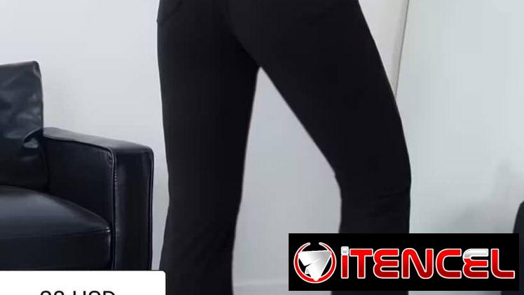 Pantalones negros, anchos