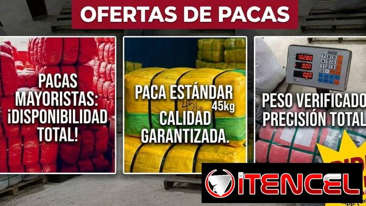 Pacas de ropa reciclada de procedencia europea