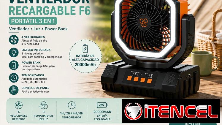 Ventilador Recargable