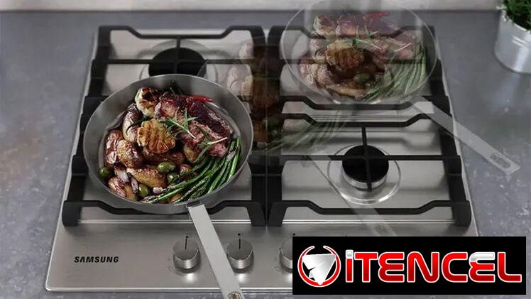 Cocina de gas Samsung 4 hornillas 470 USD💵[empotrable]