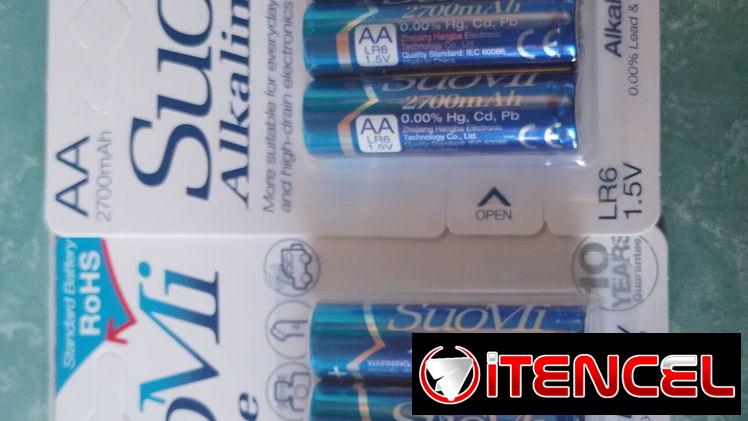 PILAS DOBLE AA Y TRIPLE AAA ALCALINA (DE LAS BUENAS DURADERAS)