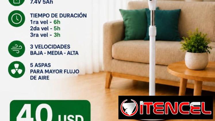 Ventilador recargable 18 pulgadas Rudencov